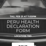 Peru Health Declaration Form Splash