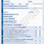 Sample Custom Declaration Form USA Seacoast Missions Training