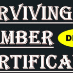 Surviving Member Certificate How To Apply Surviving Member