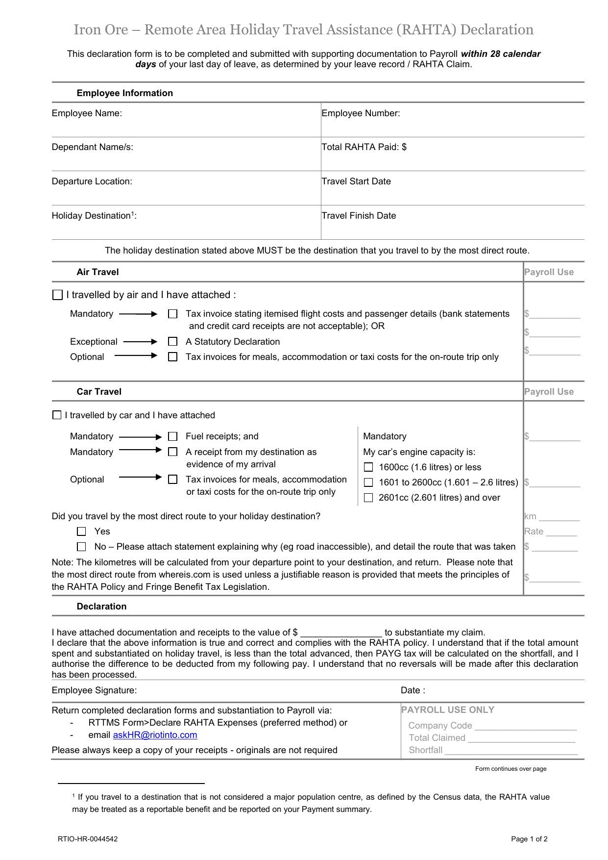 Travel Health Declaration Form Health Declaration Form Joseph 