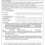 Travel Health Declaration Form My International Travel Experience