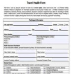 Traveler Health Declaration Form All In One Photos