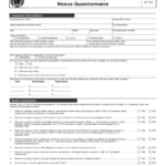 2023 Nexus Declaration Form Fillable Printable PDF Forms Handypdf