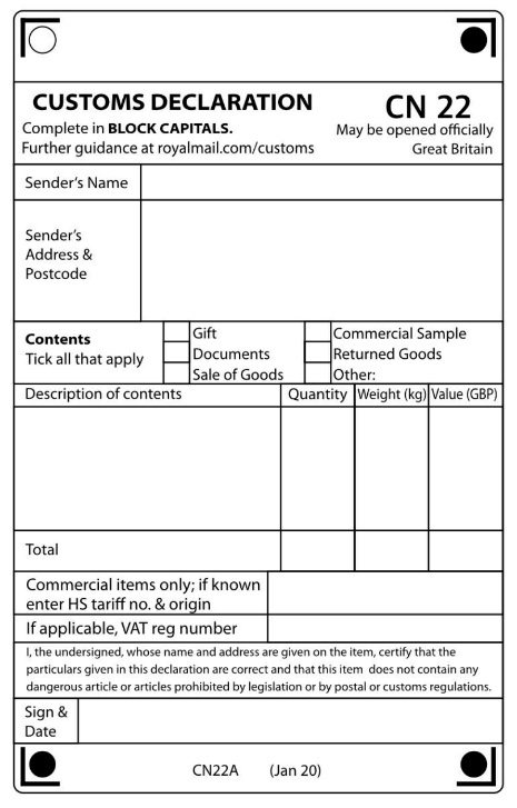 A Quick Guide To CN22 CN23 And Other Customs Documents