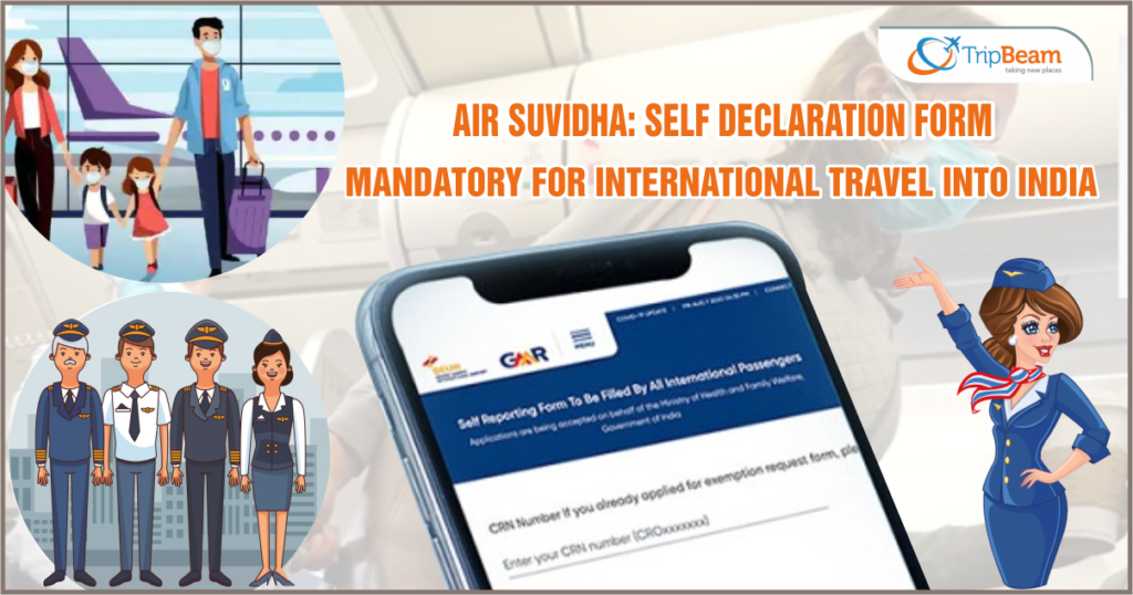 AIR SUVIDHA Self Declaration Form Mandatory For International Travel 