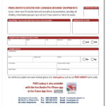 Canada Customs Forms PDF Downloads PCB