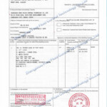 Certificate Of Origin FORM P form P FTA Certificate Of Origin