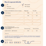 Custom Declaration Form Malaysia Carolyn Parr