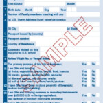 Customs Form Map Happy