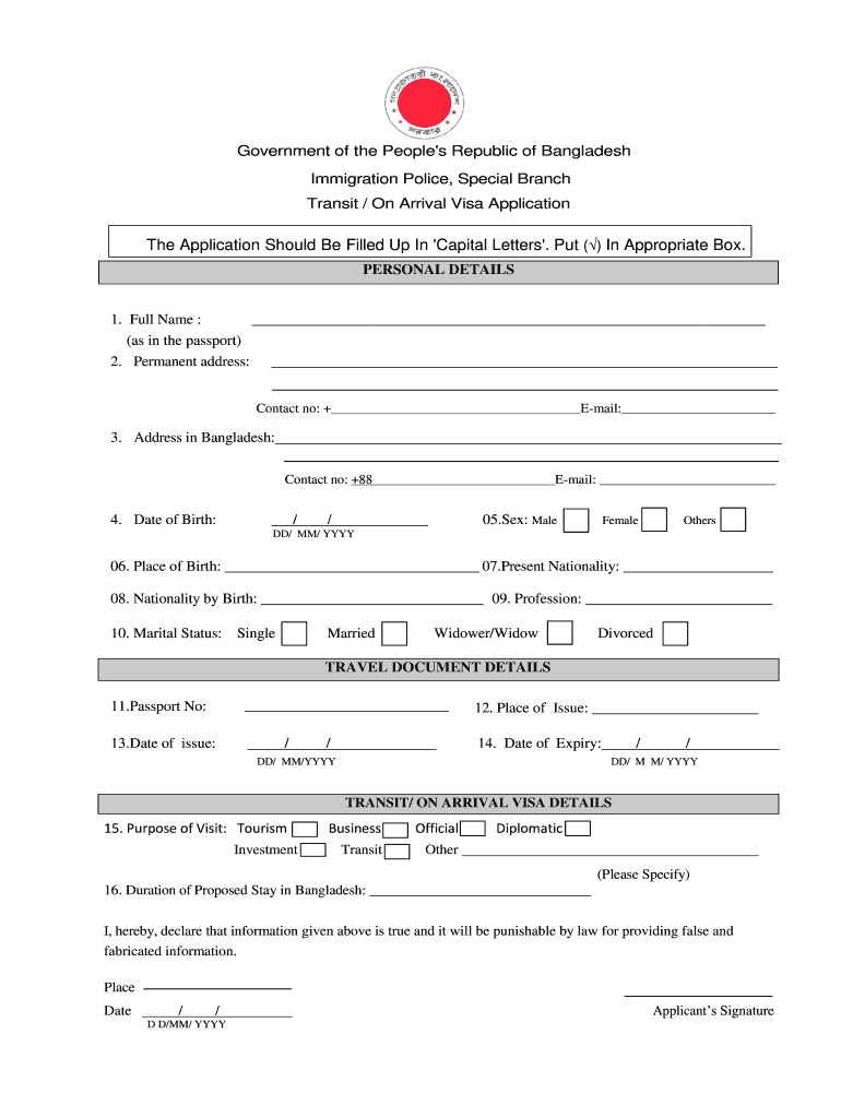 Departure Card Fill Online Printable Fillable Blank PdfFiller