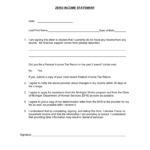 Dhs Form Zero Income Printable Form Templates And Letter