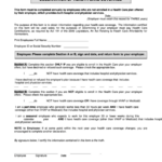 Fillable Form Hc 2 Declaration Of Health Care Coverage Printable Pdf