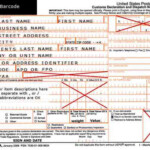 Filling Out A Customs Form For APO FPO Address