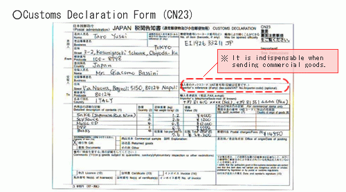 Filling Out Labels And Customs Declaration Forms Japan Post