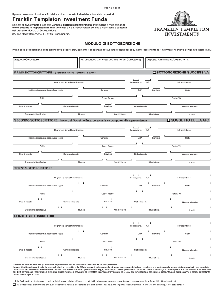 Franklin Template Form Fill Out And Sign Printable PDF Template SignNow