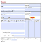 Free Dhl Commercial Invoice Template Excel Pdf Word doc Inside