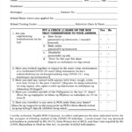 HEALTH DECLARATION FORM SAMPLE