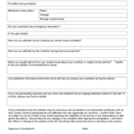 Health Declaration Form Template