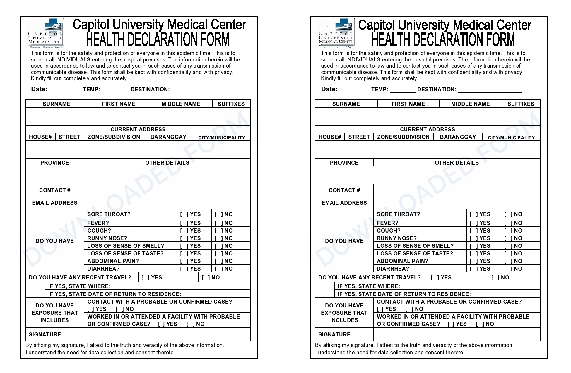 How To Get Health Declaration Form Philippines Jeremitettus