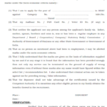 HSSC Self Declaration Form 2021 Download PDF Hssc gov in No Family