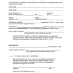 Hud Declaration Of Citizenship Form Fill Out And Sign Printable PDF