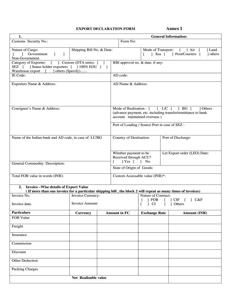 Malaysia Custom Declaration Form Katherine Skinner