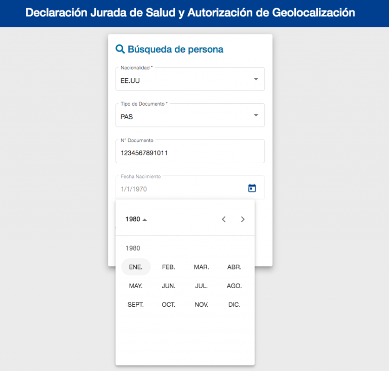 Mandatory Health Declaration Form Peru DeclarationForm