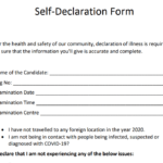 PDF Self Declaration Form NTA DCSD IN