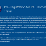 Philippine Airlines Passenger Profile And Health Declaration PHHD Form