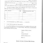 Proforma For Self certification Declaration By The Railway Employees