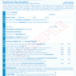 U S Customs Declaration Form PDF Fill Out And Sign Printable PDF
