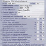 United States Customs Declaration Form