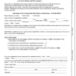 Vital Records Form Printable Pdf Download